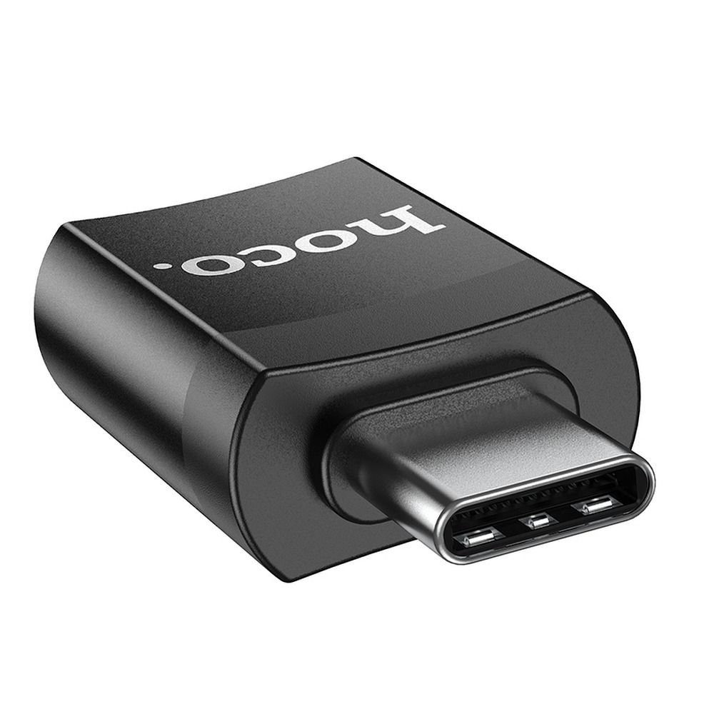 OTG adapter USB-C - USB-A HOCO UA17, Crni