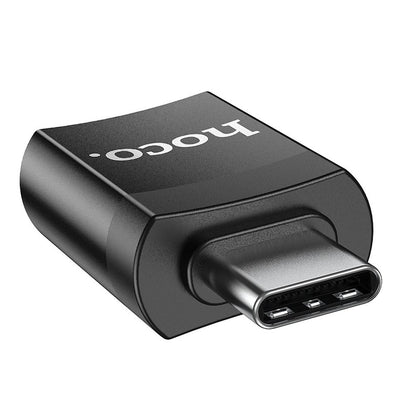 OTG adapter USB-C - USB-A HOCO UA17, Crni