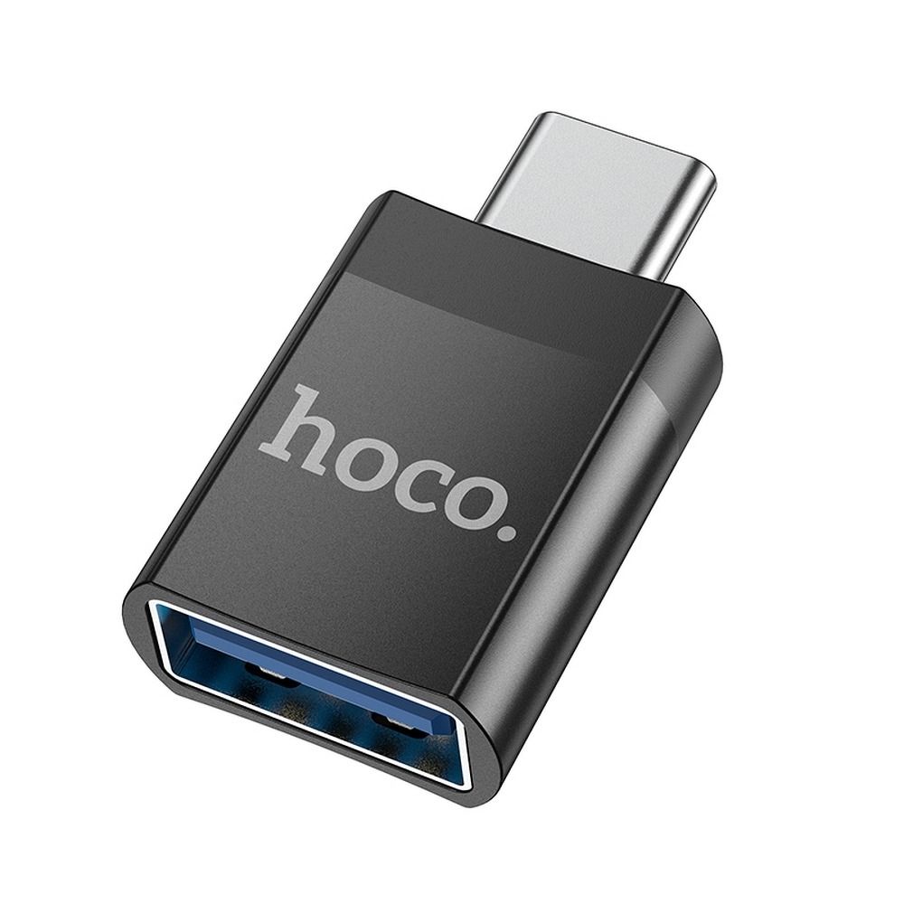 OTG adapter USB-C - USB-A HOCO UA17, Crni