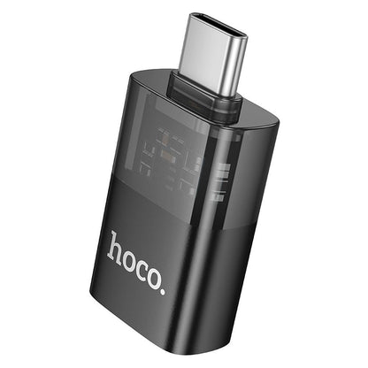 Adaptor OTG USB-C - USB-A HOCO UA36B, Crni