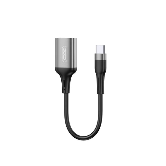 Adaptor OTG USB-C - USB-A XO Design NB201, Crni
