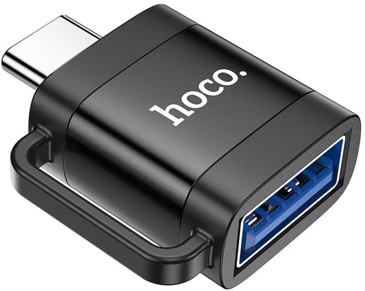 OTG adapter USB-C - USB-A HOCO UA31C, Crni
