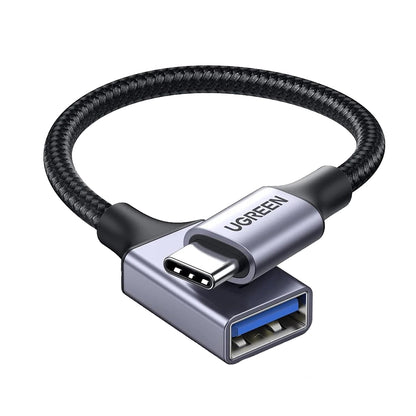 OTG adapter USB-C - USB-A UGREEN US378 (70889), Siva