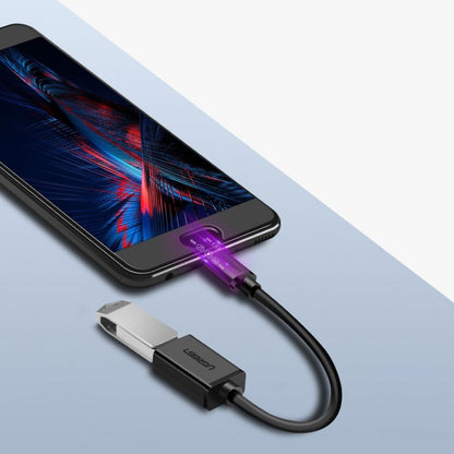 Adapter OTG USB-C - USB-A UGREEN US154, Crni