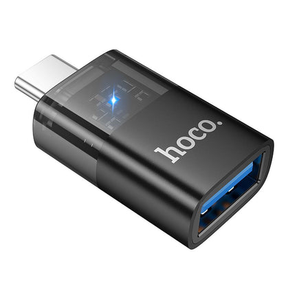 Adaptor OTG USB-C - USB-A HOCO UA36B, Crni