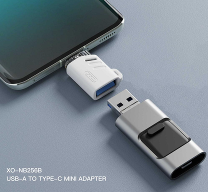 Adaptor OTG USB-C - USB-A XO Design NB256B, Bela