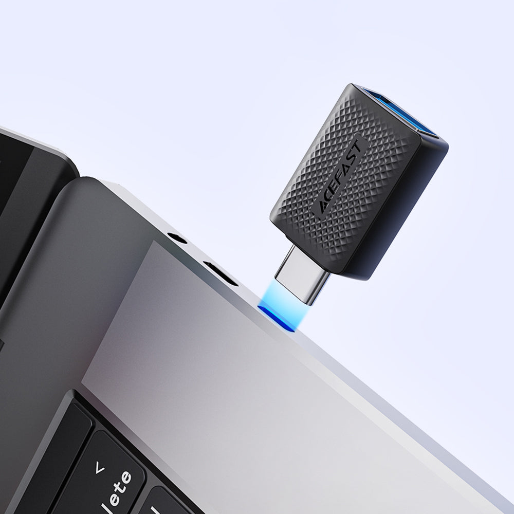 Adaptor OTG USB-C - USB-A Acefast J1, Crni