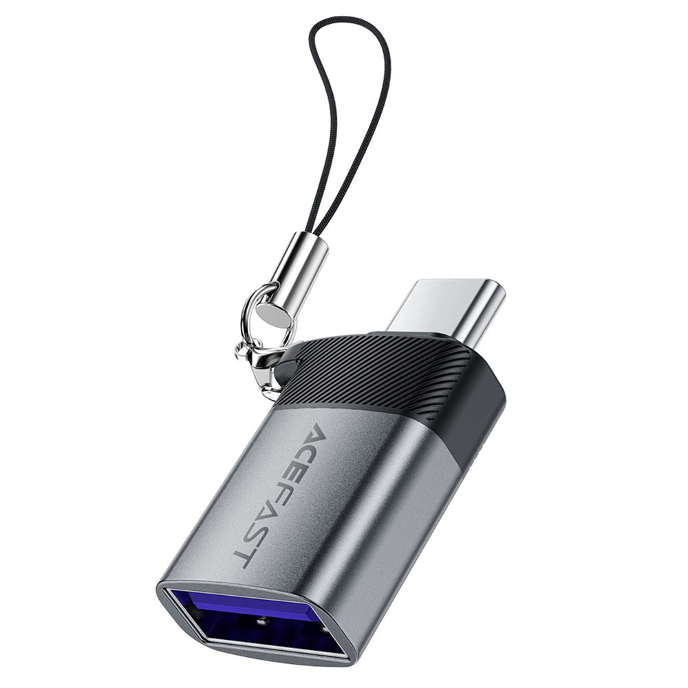 Adaptor OTG USB-C - USB-A Acefast J7, Sivi