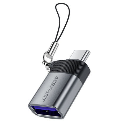 Adaptor OTG USB-C - USB-A Acefast J7, Sivi
