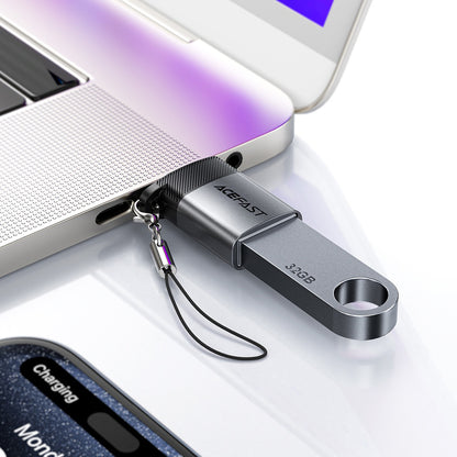 Adaptor OTG USB-C - USB-A Acefast J7, Sivi