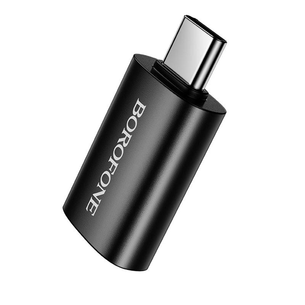 OTG adapter USB-C - USB-A Borofone BV26C, Crna