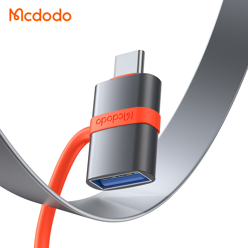 Adaptor OTG USB-C - USB-A McDodo OT-3810, Sivi