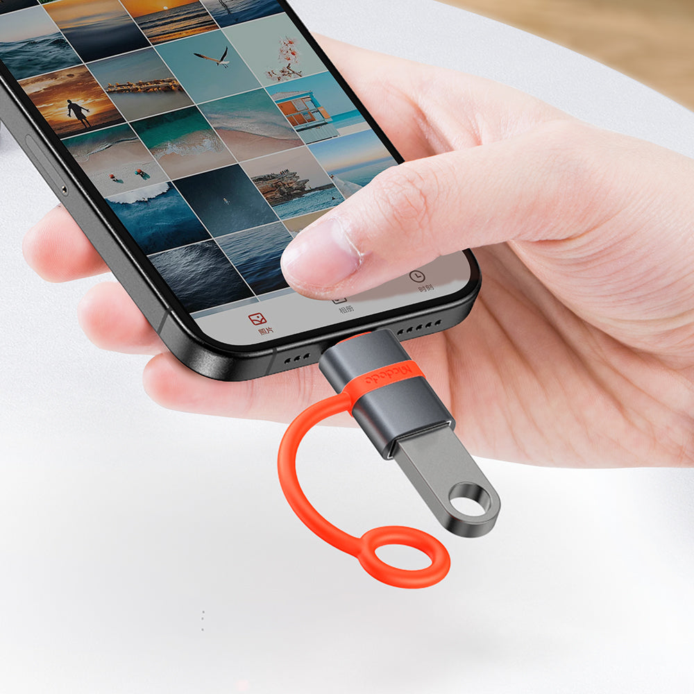 Adaptor OTG USB-C - USB-A McDodo OT-3810, Sivi