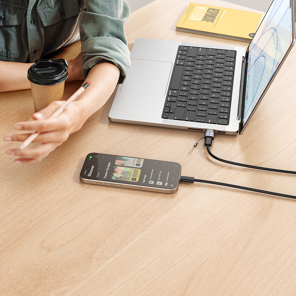 Adapter za podatke i punjenje USB-C - USB-A McDodo OT-7580, Crni