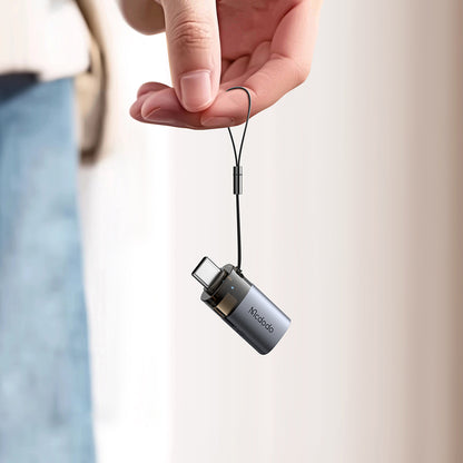 Čitač kartica USB-C McDodo OT-7600, USB-A (OTG) - microSD, Crni