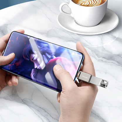 Adaptor OTG USB-C - USB-A McDodo OT-8730, Sivi