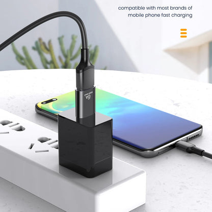 Adaptor OTG USB-C - USB-A Techsuit A2 HyperPort, Crni Narandžasti