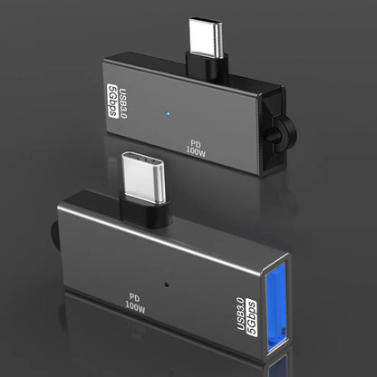 Adaptor OTG USB-C - USB-A Techsuit A21, Sivi