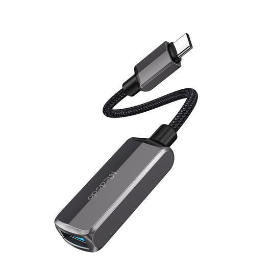 Adaptor OTG USB-C - USB-A / USB-C McDodo CA-2830, Sivi