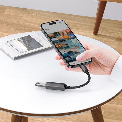 Adaptor OTG USB-C - USB-A / USB-C McDodo CA-2830, Sivi