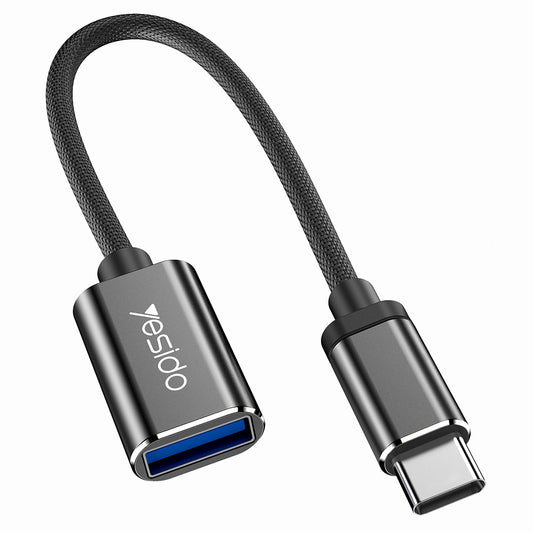 Adaptor OTG USB-C - USB-A Yesido GS01, Crni