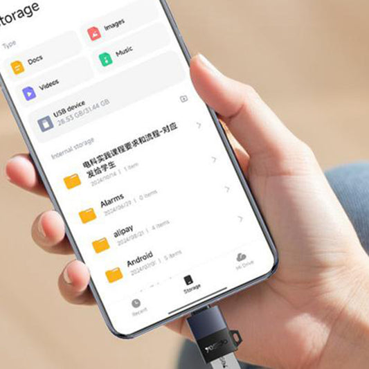 Adaptor OTG USB-C - USB-A Yesido GS31, Sivi