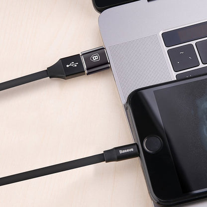 OTG Adapter USB-C - USB-A Baseus, Crni CATOTG-01