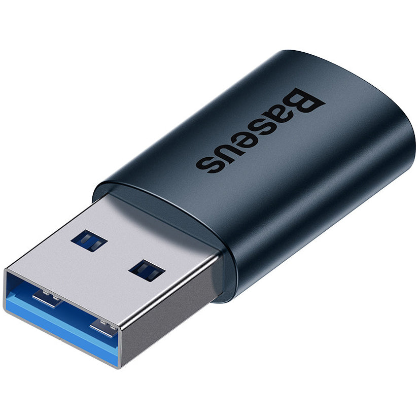 Adapter za prenos podataka i punjenje USB-C - USB-A Baseus Ingenuity, Plavi ZJJQ000103