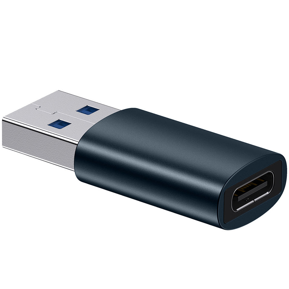 Adapter za prenos podataka i punjenje USB-C - USB-A Baseus Ingenuity, Plavi ZJJQ000103
