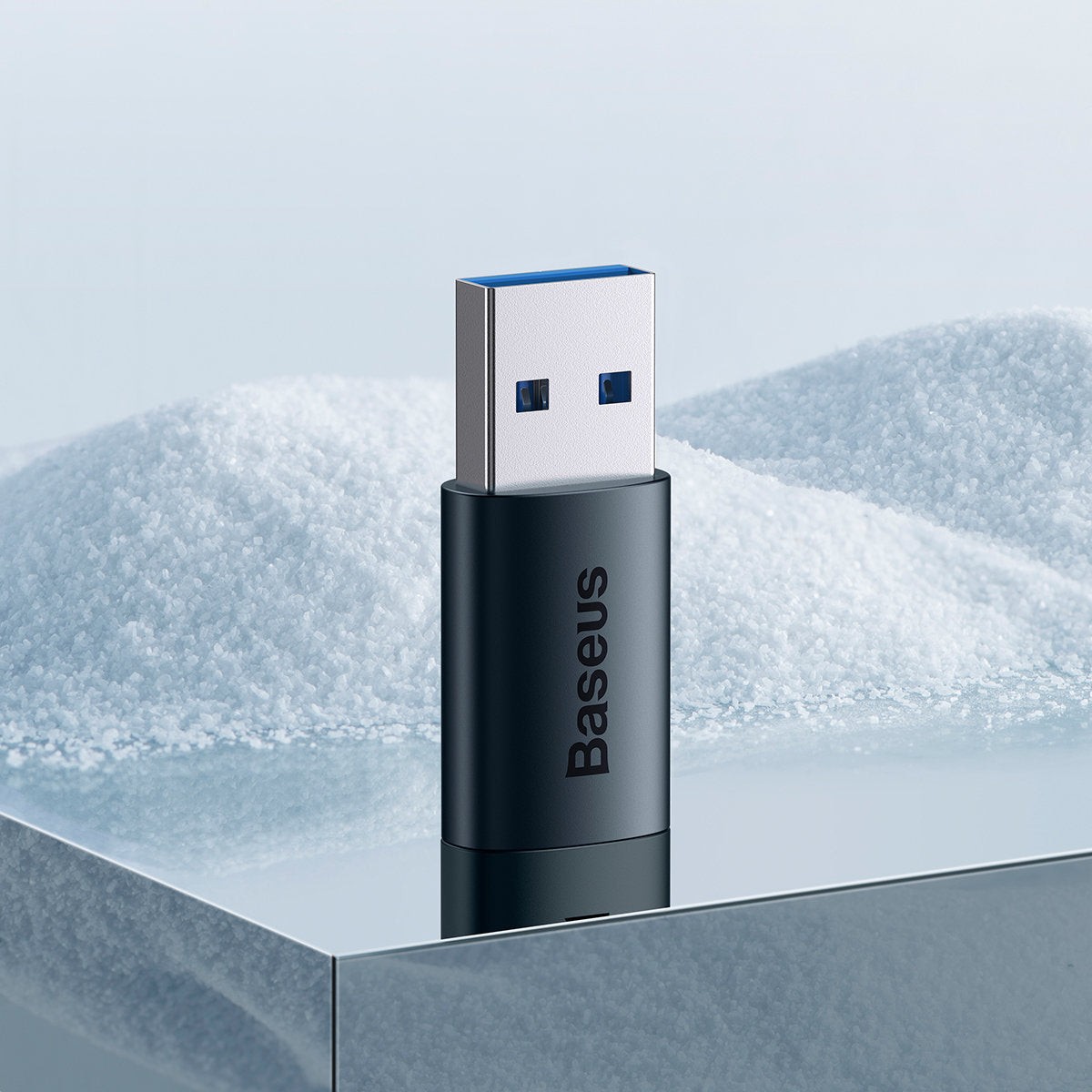 Adapter za prenos podataka i punjenje USB-C - USB-A Baseus Ingenuity, Plavi ZJJQ000103