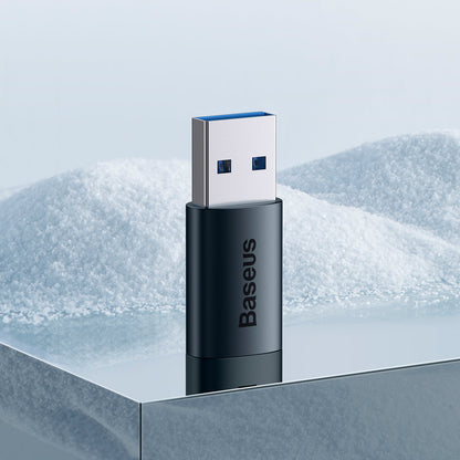 Adapter za prenos podataka i punjenje USB-C - USB-A Baseus Ingenuity, Plavi ZJJQ000103
