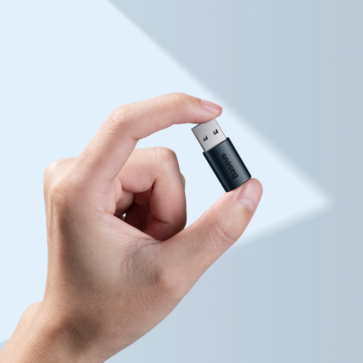 Adapter za prenos podataka i punjenje USB-C - USB-A Baseus Ingenuity, Plavi ZJJQ000103