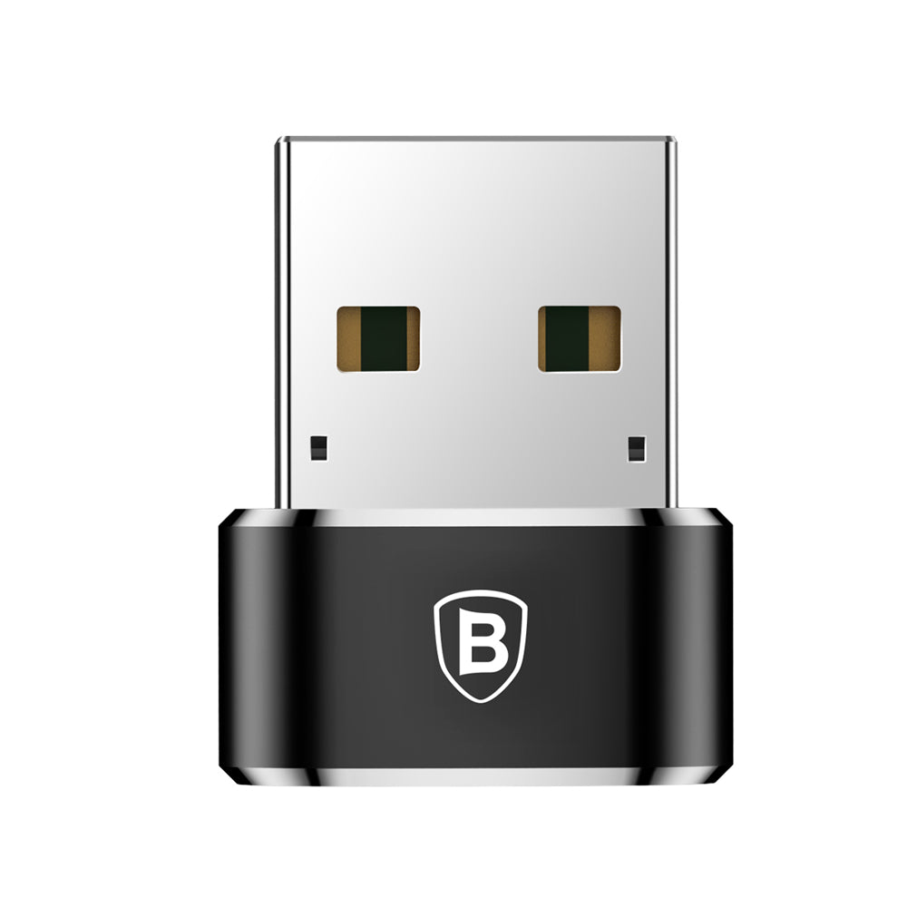 Adapter za prenos podataka i punjenje USB-C - USB-A Baseus, Crni CAAOTG-01