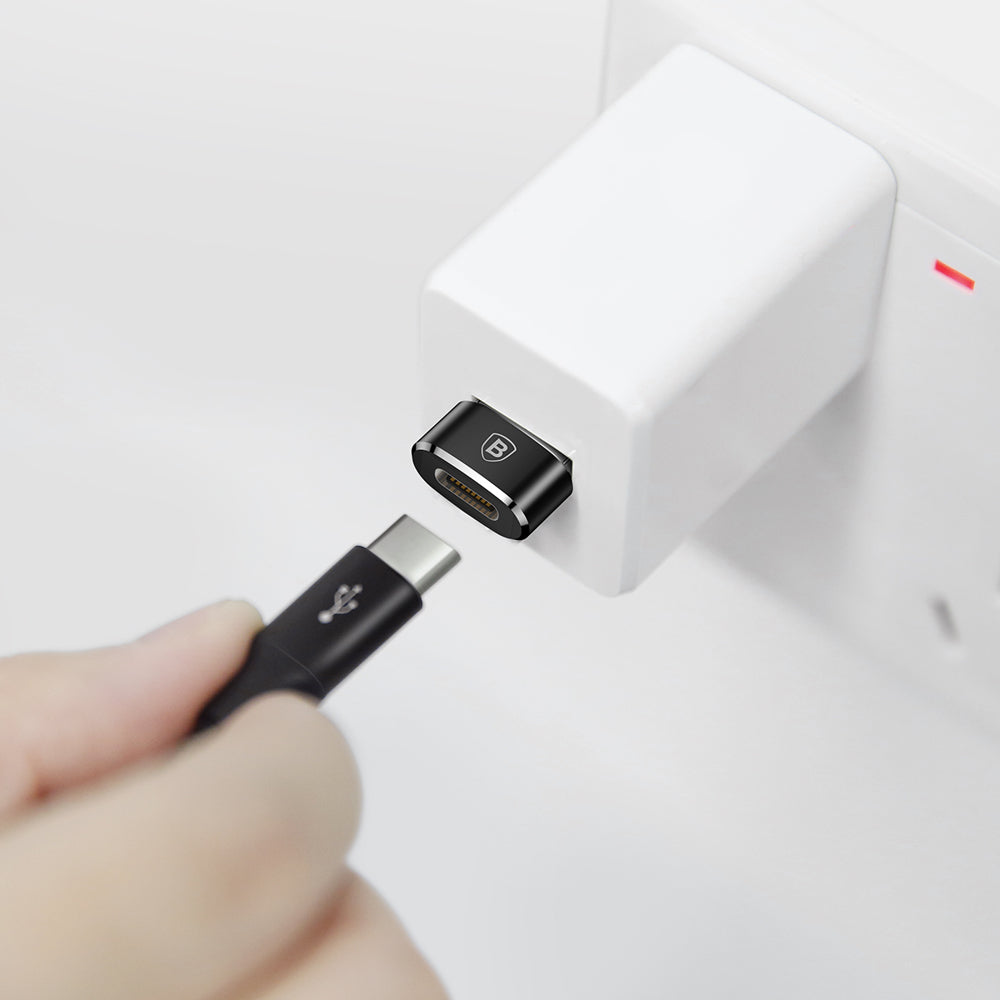 Adapter za prenos podataka i punjenje USB-C - USB-A Baseus, Crni CAAOTG-01