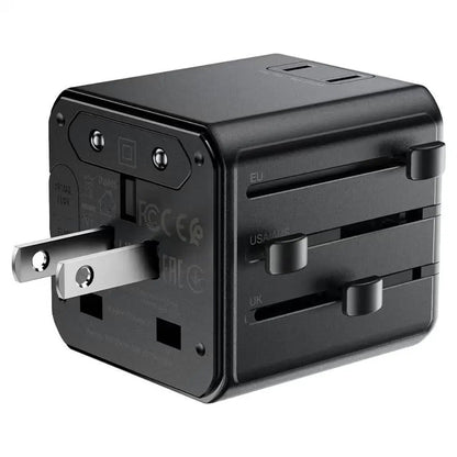 Acefast Z11 Travel mrežni adapter, crni