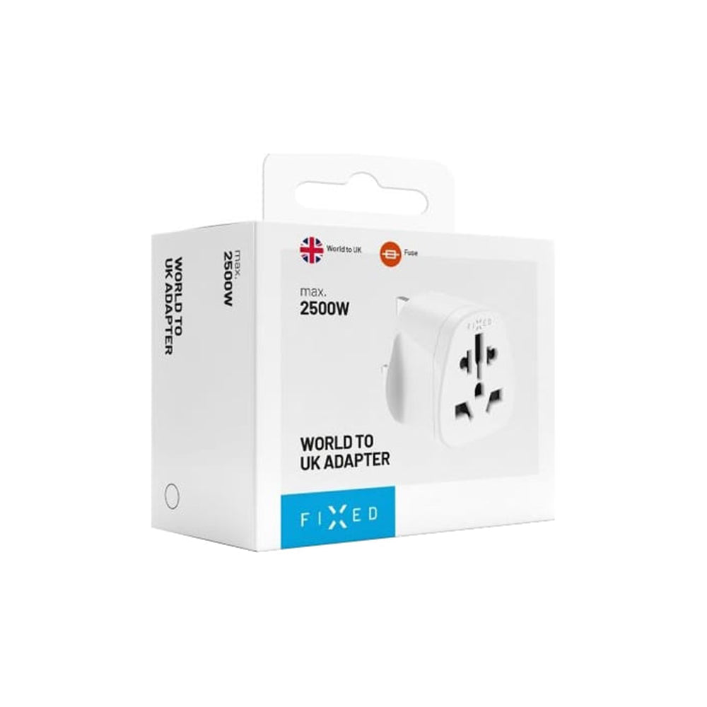 Adaptor Mreže Fixed EU / US / AUS - UK, Beli