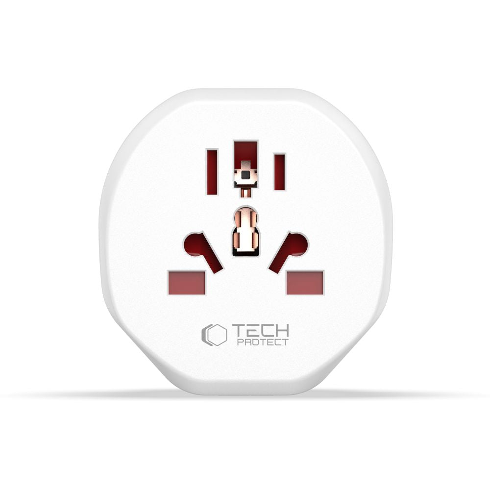 Adapter za mrežu Tech-Protect US / UK / AU / FI / CN - Europa, Bijeli