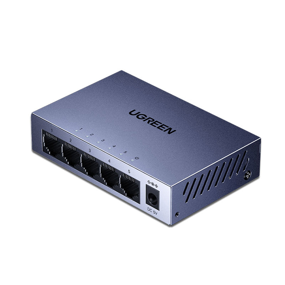 Mrežni prekidač UGREEN CM933 (65956EU), 5 x RJ45, Crni