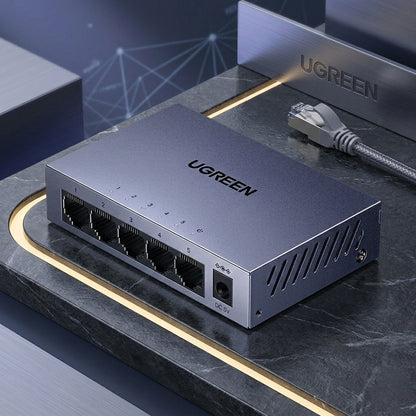 Mrežni prekidač UGREEN CM933 (65956EU), 5 x RJ45, Crni