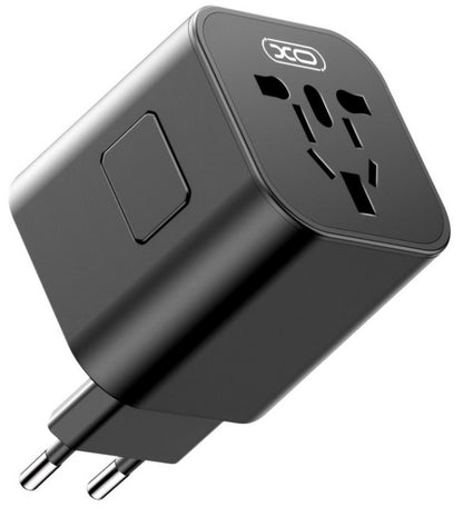 Adaptor mreže XO Design WL28 Travel US / UK / AU / CN / EU, Crni