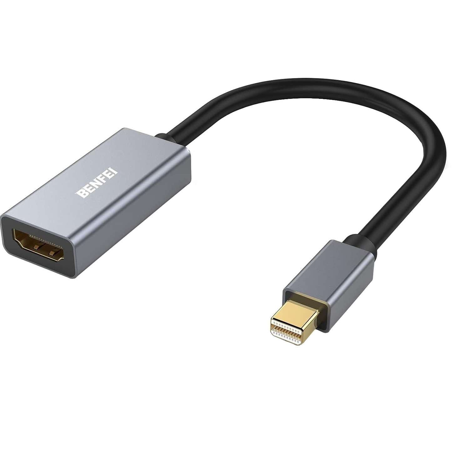 Video adapter Benfei, MiniDisplayPort - HDMI, Siva