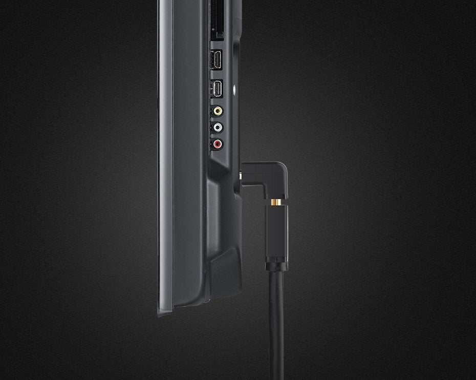 Video adapter UGREEN Angled, HDMI - HDMI, 4K, Crni