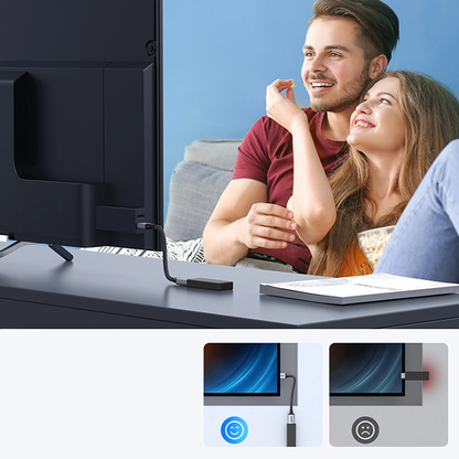 Video adapter UGREEN HD165, HDMI - HDMI, 8K, Sivi