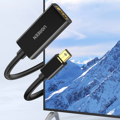Video adapter UGREEN MD112, MiniDisplayPort - HDMI, Crni