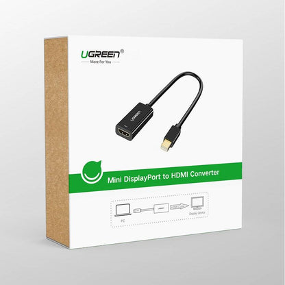 Adaptor Video UGREEN MD112 (10461), MiniDisplayPort - HDMI, Crni