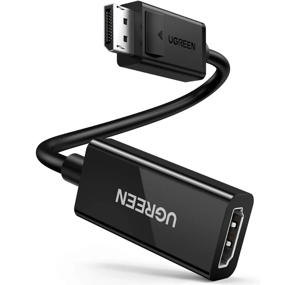 Adapter Video UGREEN MM137, DisplayPort - HDMI, 4K, Crni