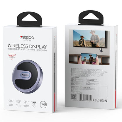Adaptor Wireless Multimedia Yesido TV15, Sivi