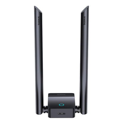 Adapter Wireless Baseus FastJoy, Dual Band, Wi-Fi 6, 1300Mbps, Crni B01317600111-05