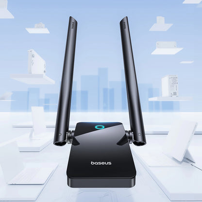 Adapter Wireless Baseus FastJoy, Dual Band, Wi-Fi 6, 1300Mbps, Crni B01317600111-05