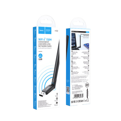Bežični adapter HOCO HI32, 150Mbps, crni